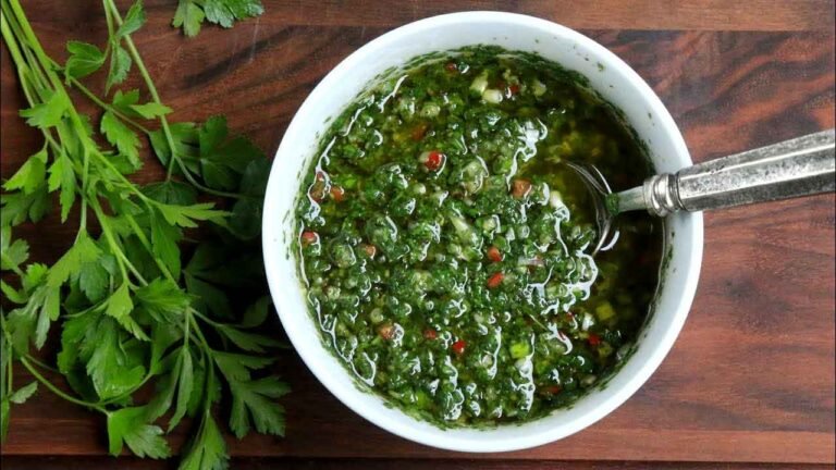 como hacer chimichurri